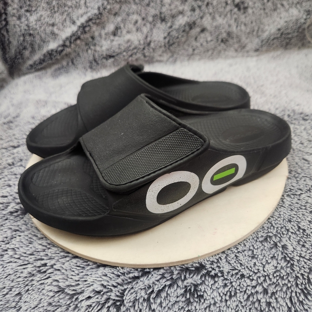 OOFOS OOahh Sport Flex Unisex Black-White US Men’s 9 Women’s 11 - EUR 42 - Picture 4 of 7